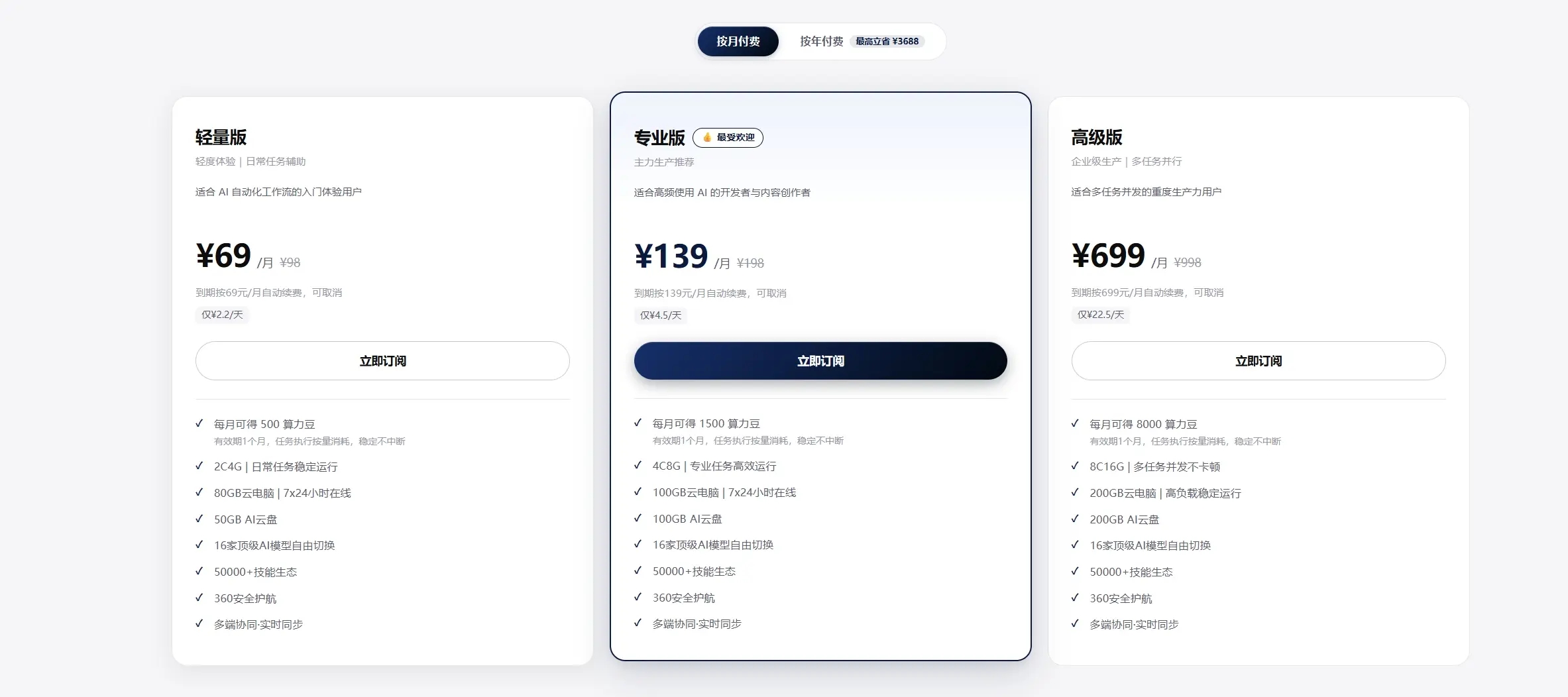 纳米Work价格方案