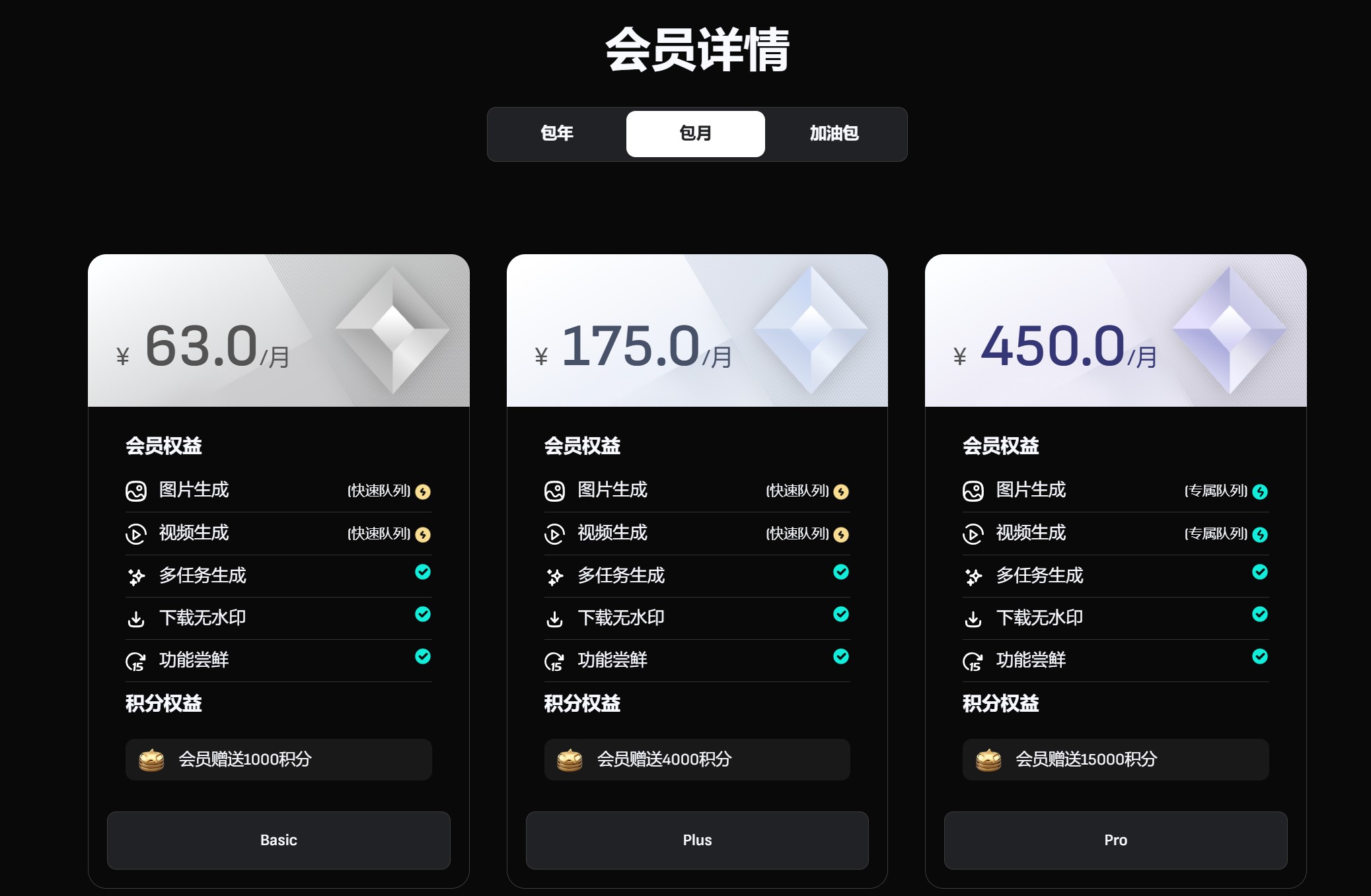 智小象价格套餐详情图